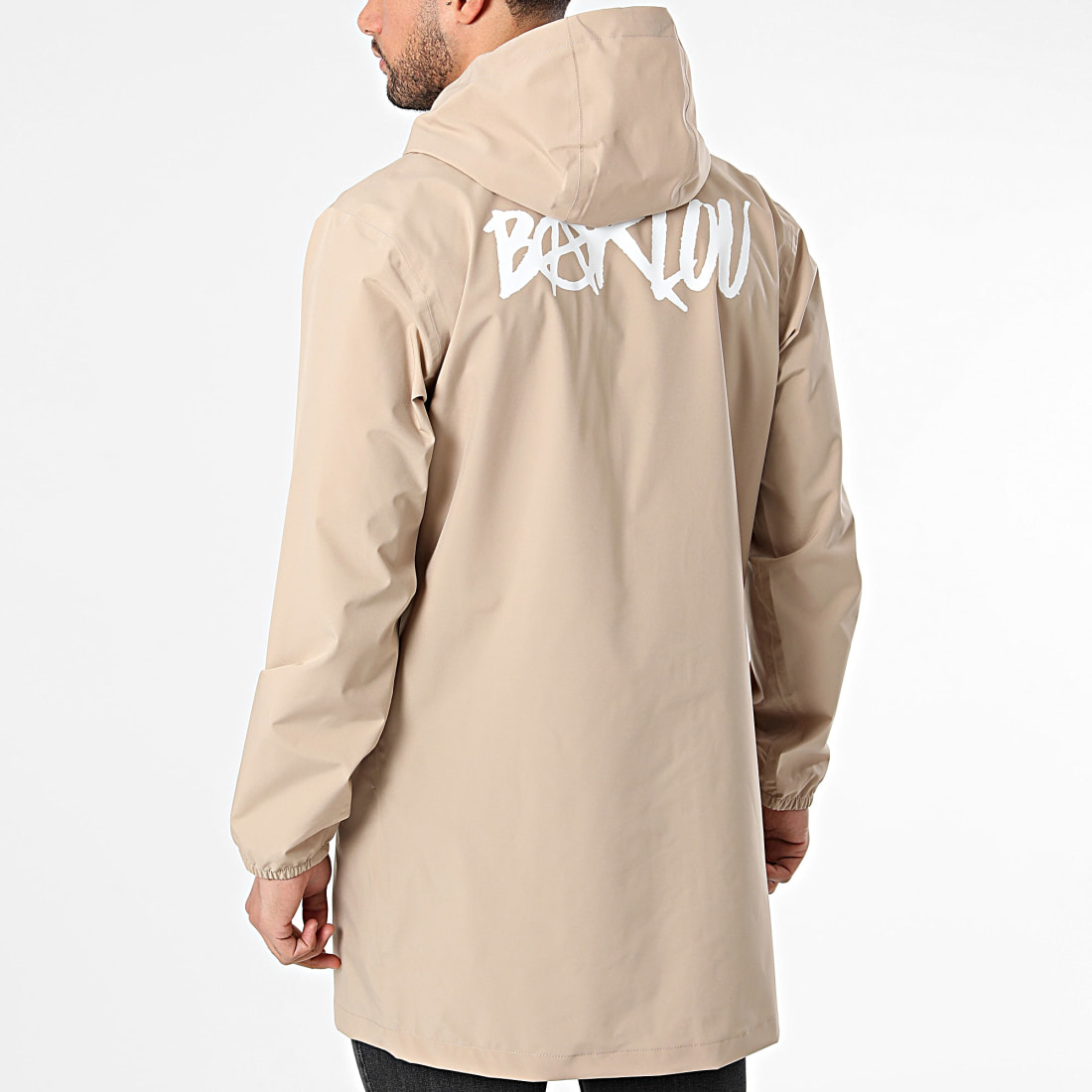 Seth Gueko Coupe Vent Capuche Barlou Beige