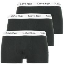 Calvin Klein - Lot de 3 Boxers Coton Stretch Noir Blanc