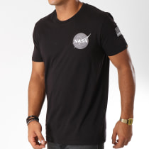 Alpha Industries - Tee Shirt Nasa Space Shuttle Noir