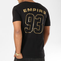 93 Empire - Tee Shirt 93 Empire Dossard Noir Or