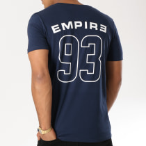 93 Empire - Tee Shirt 93 Empire Dossard Bleu Marine Blanc