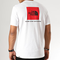 The North Face - Tee Shirt Red Box 0A2T Blanc Noir