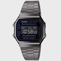 Casio - Montre Collection A168WEM-2EF Argenté Noir