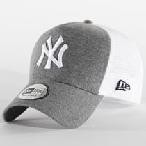 New Era - Casquette Trucker 9Forty Jersey 12523898 New York Yankees Gris Chiné