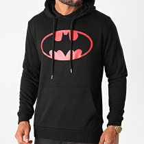 DC Comics - Sweat Capuche Batman Logo Noir Rouge
