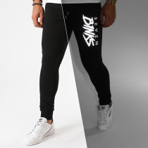 7 Binks - Pantalon Jogging Logo Reflective Noir