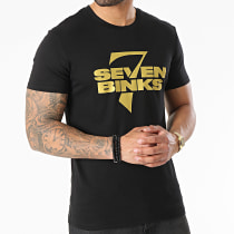 7 Binks - Tee Shirt Logo 2021 Noir Or