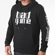 Zesau - Sweat Capuche Bad Game Noir Argenté