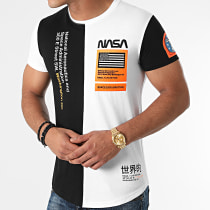 Final Club - Tee Shirt Oversize Nasa Half Limited Edition 576 Noir Blanc