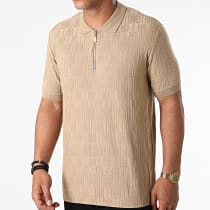 Uniplay - Polo Manches Courtes PL-12 Beige