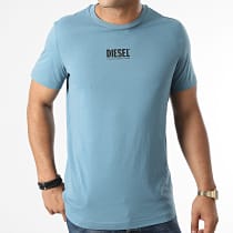 Diesel - Tee Shirt Diegos Ecosmallogo A02878-0AAXJ Bleu Clair