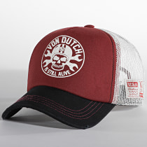 Von Dutch - Casquette Trucker Rage Bordeaux Beige