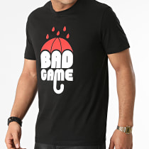 Zesau - Tee Shirt Bad Game Parapluie Noir Blanc Rouge