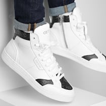 Baskets femmes LADY haute en toile tendance, basket élégante