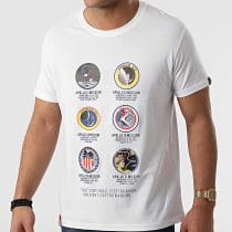 Alpha Industries - Tee Shirt Apollo Mission 106521 Blanc