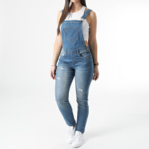 Deeluxe - Salopette Jean Femme Sevaria Bleu Denim
