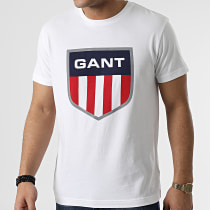 Gant - Tee Shirt Retro Shield 2003123 Blanc
