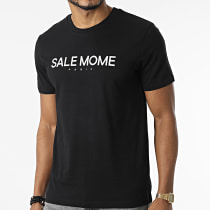 Sale Môme Paris - Tee Shirt Réfléchissant Logo Noir Argent