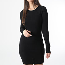 Noisy May - Robe Manches Longues Femme Paula Noir