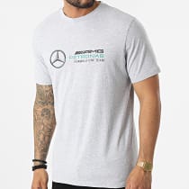 AMG Mercedes - Tee Shirt MAPF1 Large Logo Gris Chiné