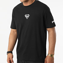 DC Comics - Tee Shirt Oversize Large Chest Logo Noir Blanc