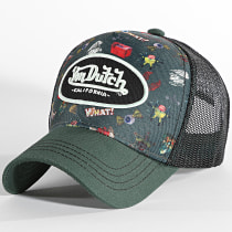 Von Dutch - Casquette Trucker Tattoo Vert