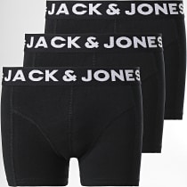 Jack And Jones - Lot De 3 Boxers Enfant Sense Noir