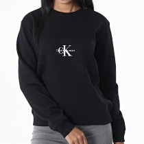 Calvin Klein - Sweat Crewneck Monogram Logo 8982 Noir