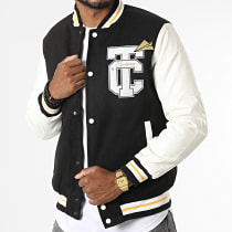 MTX - Veste Teddy 22206 Noir Blanc