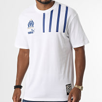 Puma - Tee Shirt OM 767311 Blanc