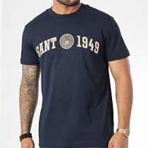 Gant - Tee Shirt Crest Shield 2003150 Bleu Marine