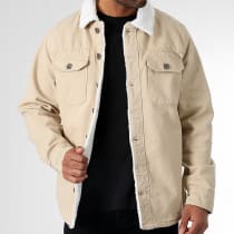 LBO - Surchemise En Jean Interieur Mouton 2529 Beige