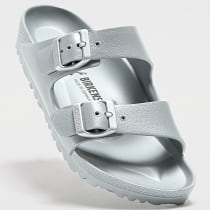 BIRKENSTOCK - Sandales Femme Arizona Essentials 1003491 Silver