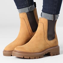 Timberland - Chelsea Boots Femme Cortina Valley A5VAG Wheat Nubuck