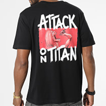 Attaque des Titans - Tee Shirt Oversize Dinah Back Noir