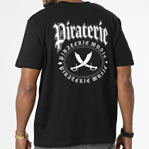 Piraterie Music - Tee Shirt Oversize Nation Noir Blanc