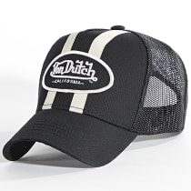 Von Dutch - Casquette Trucker Stripe Noir