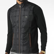 Black Needle - Veste Zippée Sans Manches BLC22K16 Noir