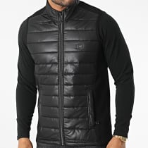 Black Needle - Veste Zippée Sans Manches BLC22K05 Noir