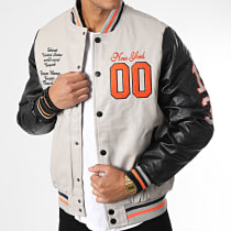 MTX - Veste Teddy ART-3 Gris Noir