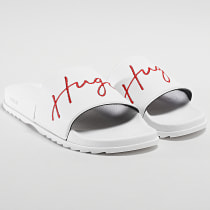 HUGO - Claquettes Match Slide 50487657 White