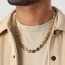 LBO - Collier Grain De Café 10mm Doré