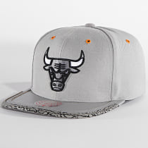 Casquette Snapback Homme Chicago Bulls Flipside Marque  Mitchell & NessMitchell And Ness Black 