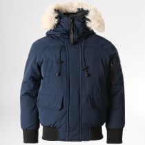 Frilivin - Parka Fourrure Enfant FD901 Bleu Marine