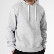 LBO - Sweat Capuche 305 Gris Chiné