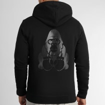 Sale Môme Paris - Sweat Capuche Carbone Gorille Noir