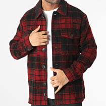 Only And Sons - Surchemise A Carreaux Cane Check Rouge Noir
