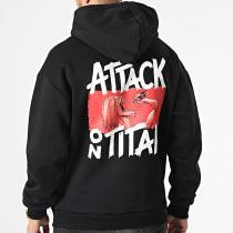 Attaque des Titans - Sweat Capuche Oversize Dinah Noir