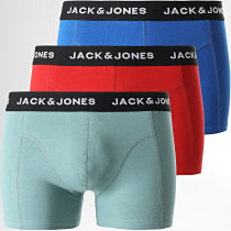 Jack And Jones - Lot De 3 Boxers Nico Bleu Rouge