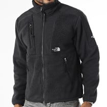 The North Face - Veste Zippée Polaire High Pile Denali A7URI Noir